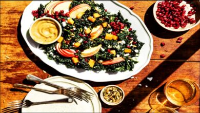 Harvest Salad with Maple Dressing