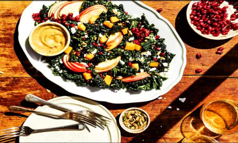 Harvest Salad with Maple Dressing