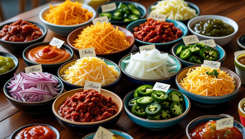 hot dog toppings veggies