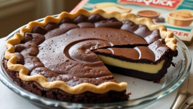 Impossible Brownie Pie