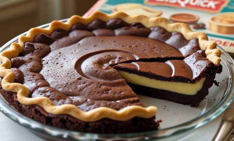Impossible Brownie Pie