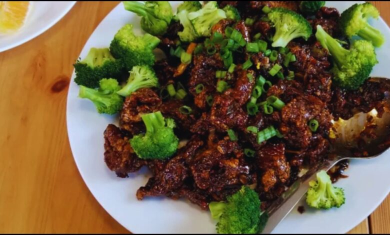 Light Orange Beef and Broccoli