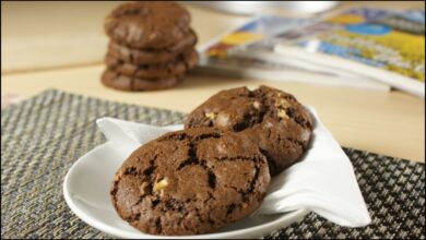 Malted Double Chocolate Chip Cookies