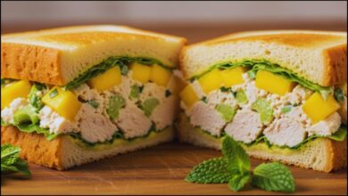 Mango Chicken Salad Sandwich