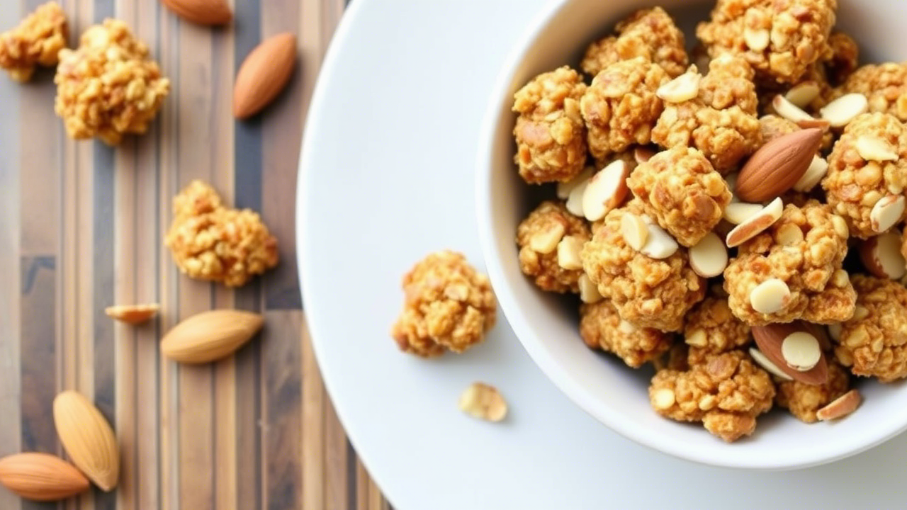 Maple Vanilla Almond Clusters