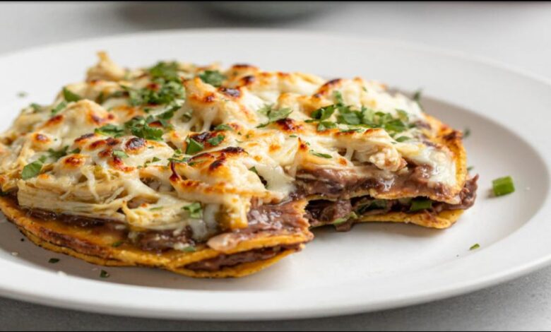 Marisa's Spicy Chicken Tostadas