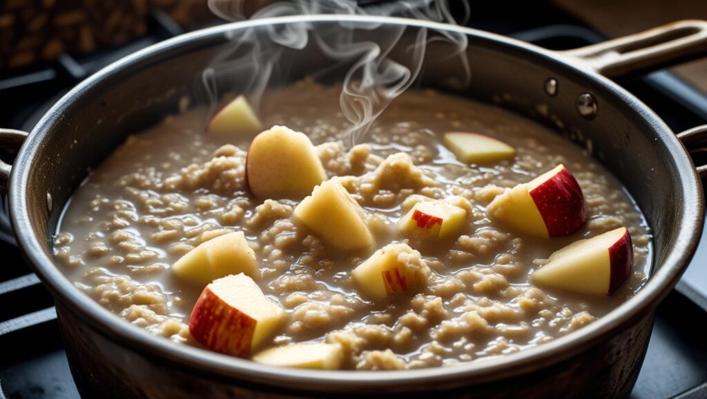 oatmeal simmering