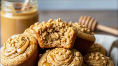 Peanut Butter Honey Muffins