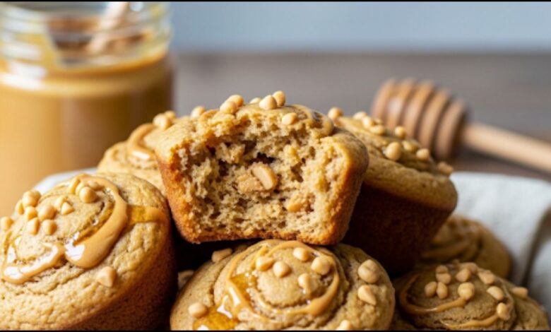 Peanut Butter Honey Muffins