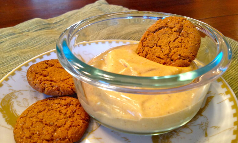 Pumpkin Dip for Gingersnaps
