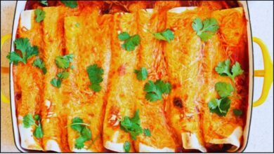 Skinny Chicken Enchiladas