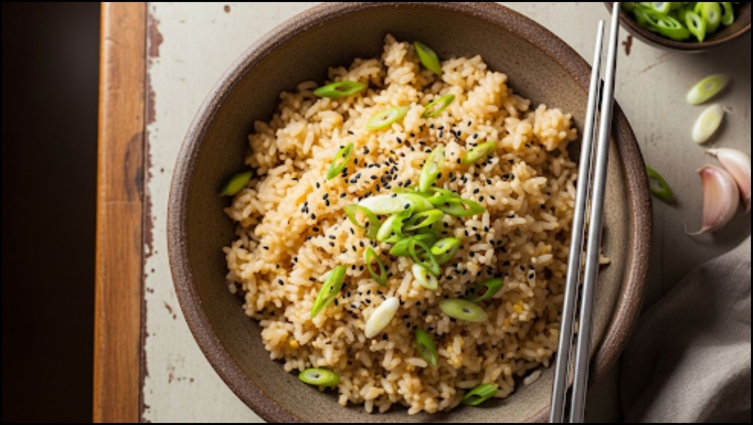 Skinny Garlic Fried Rice