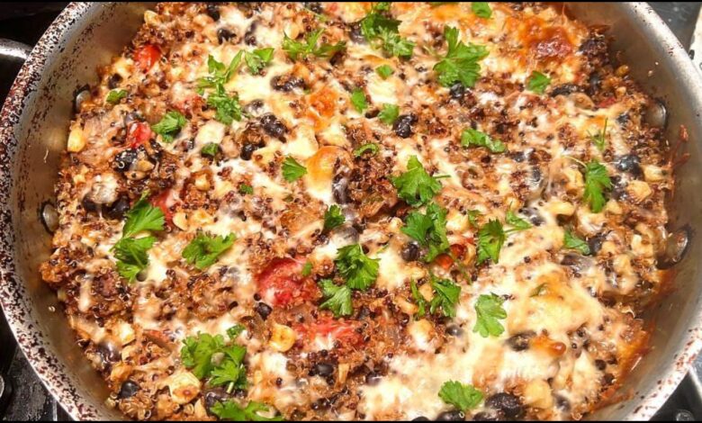 Southwest Black Bean Casserole
