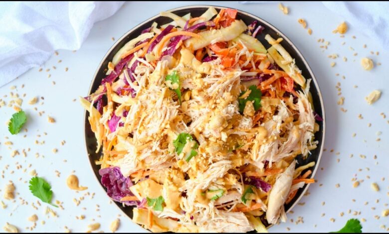 Spicy Peanut Chicken Salad