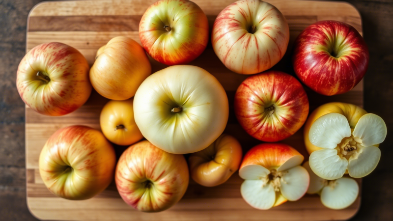 variety of baking apples