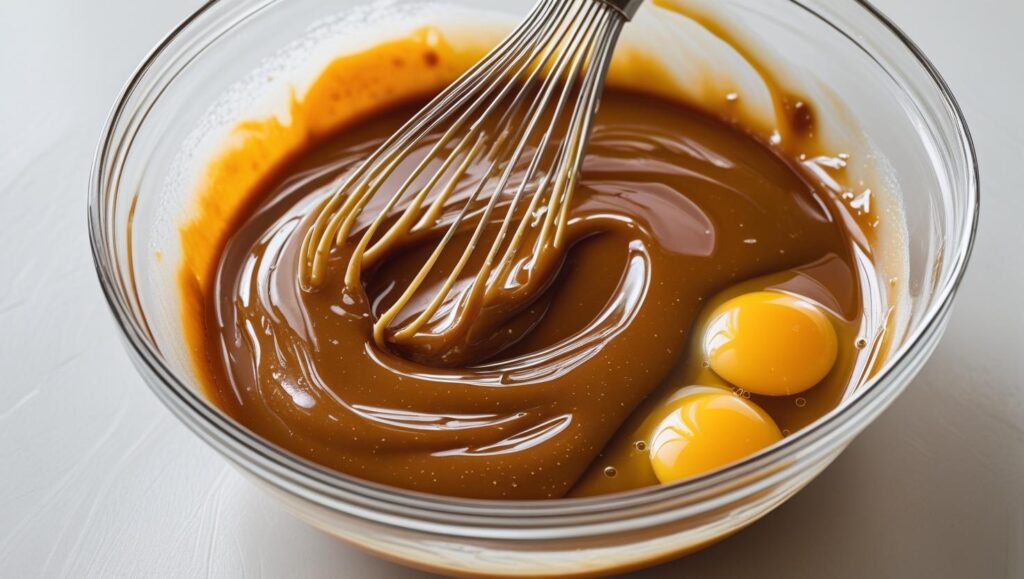 whisked melted butter