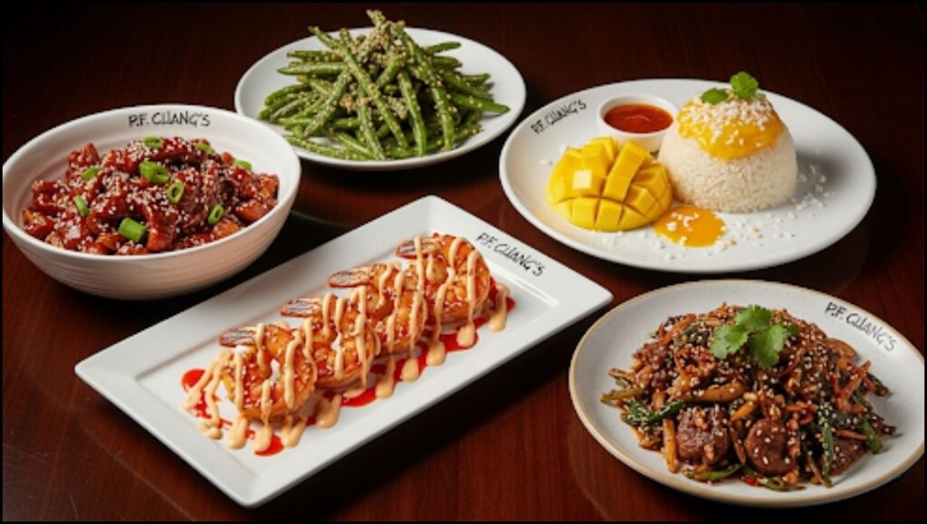 All five new menu items from P.F. Chang's