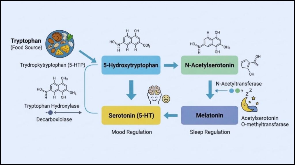 Biochemical Pathway from Tryptophan