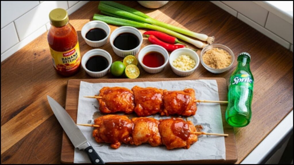Ingredients for Filipino Chicken Barbecue