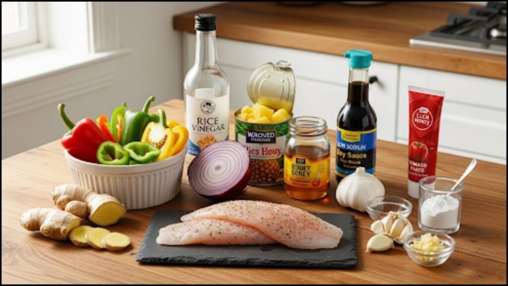 Ingredients for Healthy Sweet and Sour