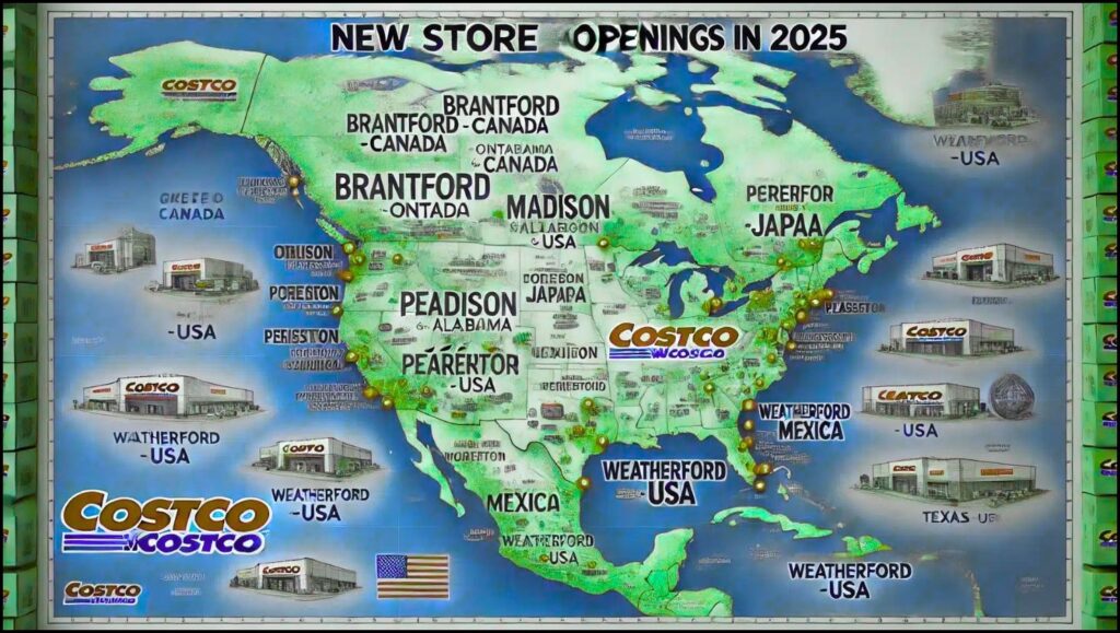 New Costco stores opening in August 2025