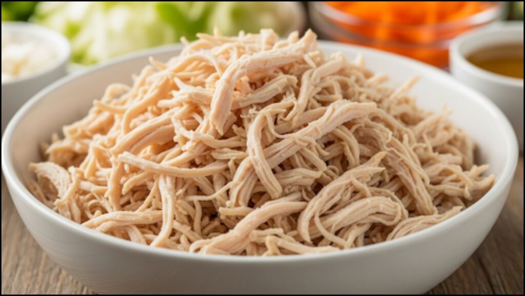 Shredded Cooked Chicken