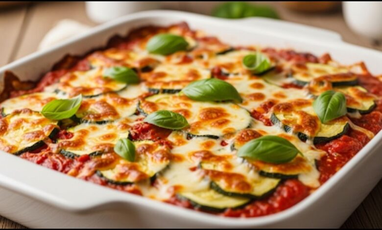 Baked Zucchini Parmesan