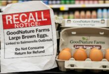 Brown Eggs Pulled from Shelves