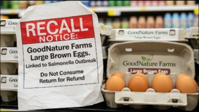 Brown Eggs Pulled from Shelves