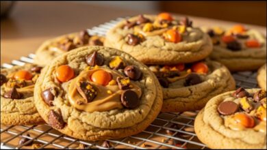 Butterfinger Monster Cookies