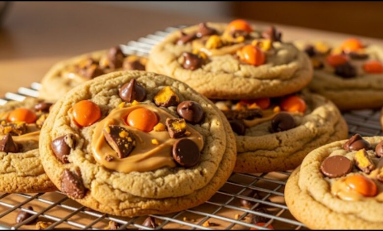 Butterfinger Monster Cookies