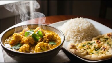 Cauliflower Yellow Lentil Curry