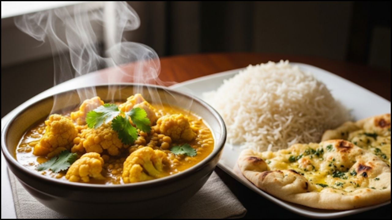 Cauliflower Yellow Lentil Curry
