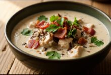 Chicken Bacon Wild Rice Soup