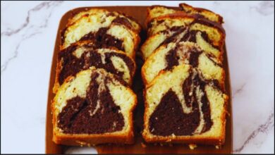 Chocolate & Sweet Cream Marble Loaf