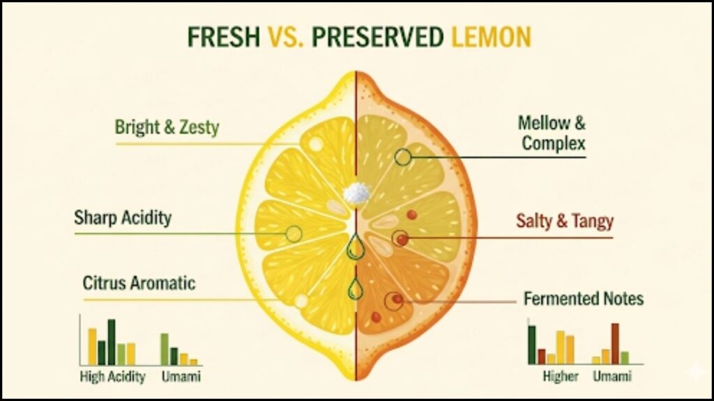 comparing the flavor