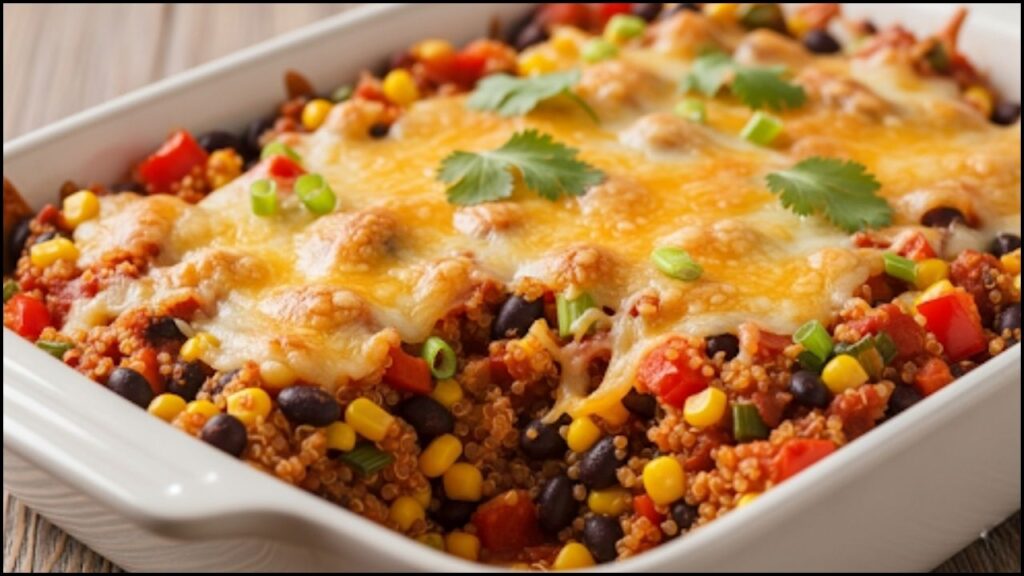 cooked quinoa mixture