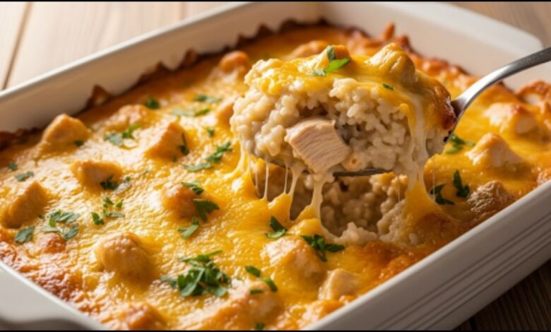 Creamy Chicken and Rice Casserole