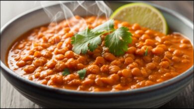 Crockpot Red Curry Lentils