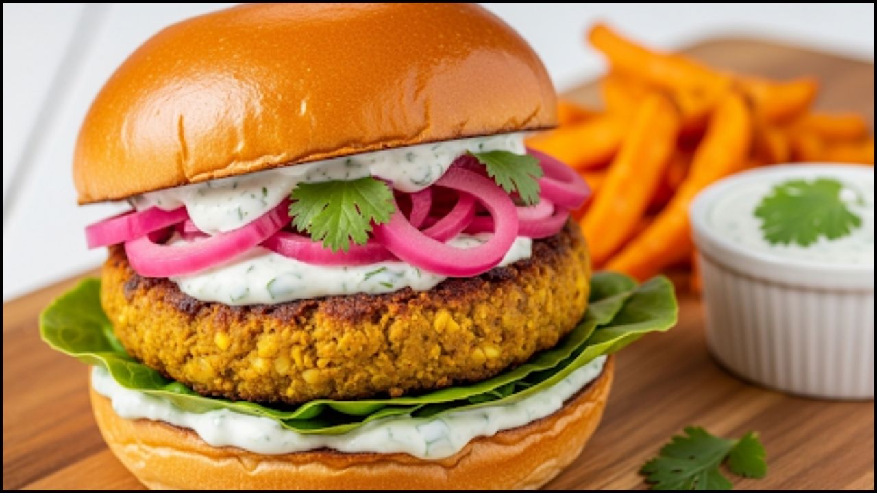 Curried Veggie Burgers