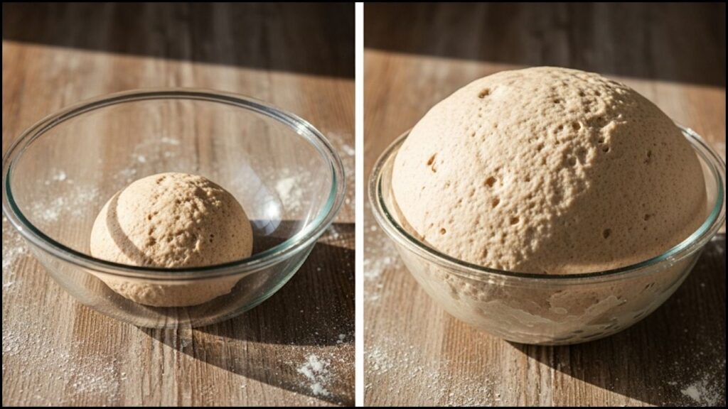 dough in a bowl