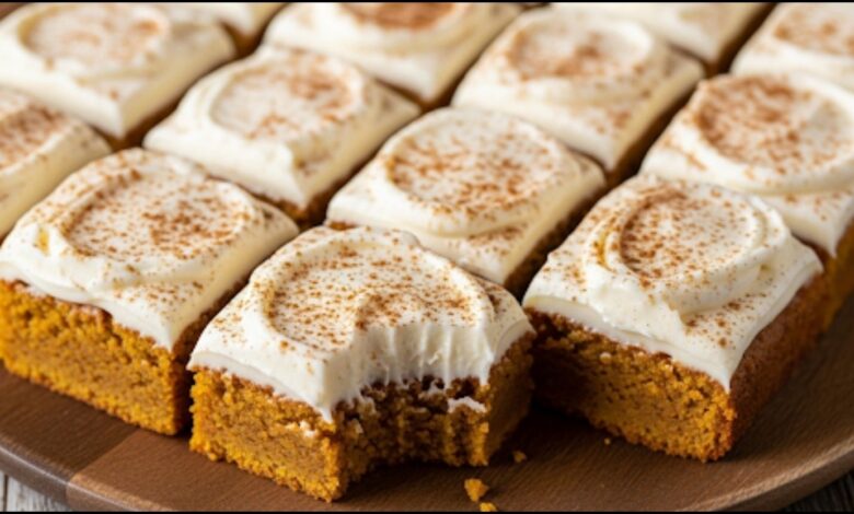 Easy Pumpkin Dessert Bars