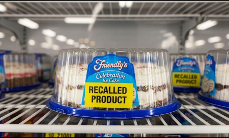 Friendly's Ice Cream Recall