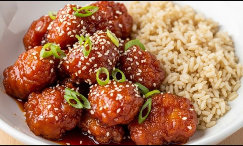 Healthier General Tso's Chicken