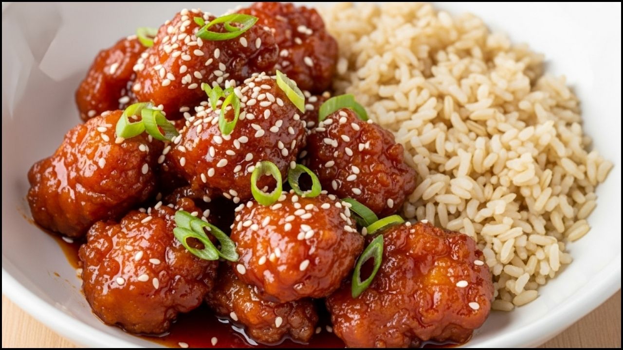 Healthier General Tso's Chicken