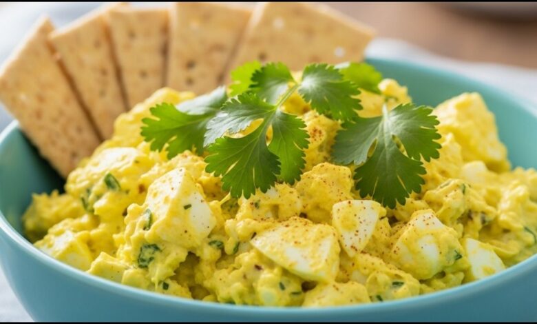 Healthy Curry Egg Salad