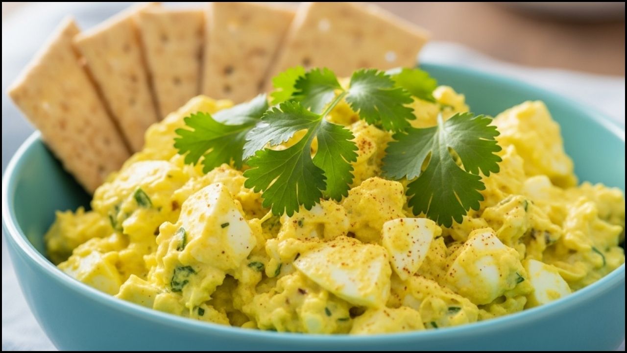 Healthy Curry Egg Salad