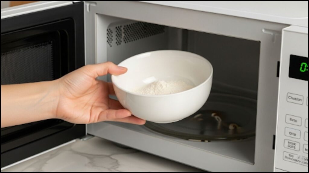 light dusting of flour