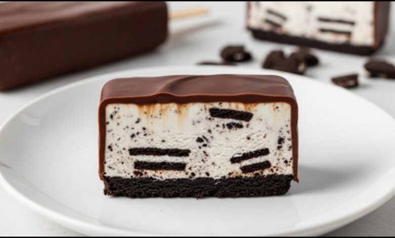 Oreo Fudge Ice Cream Bars