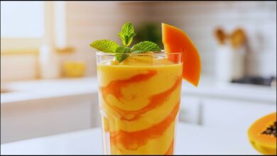 Papaya Mango Smoothie